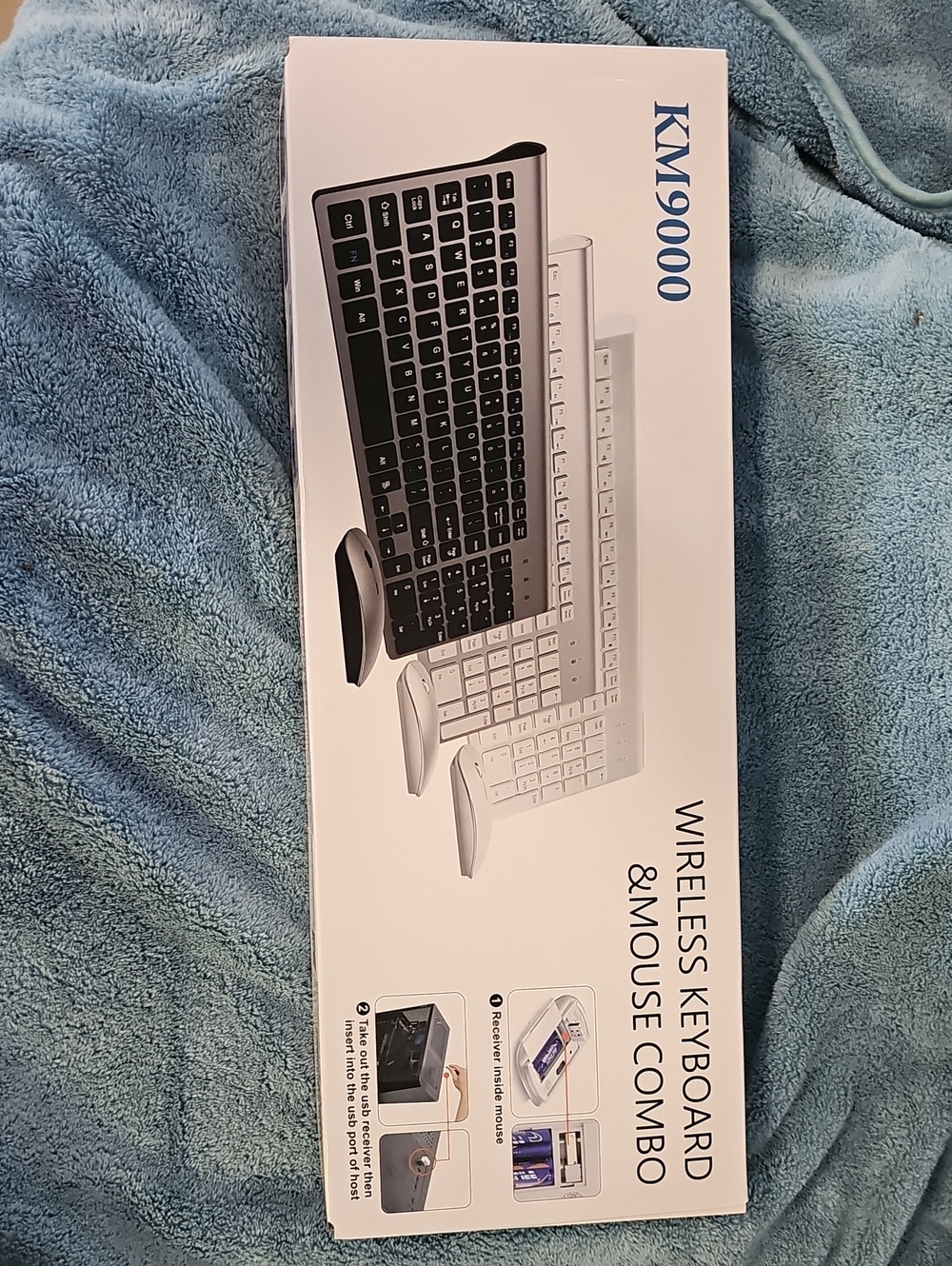 Wireless Keyboard & Mouse Combo - White
